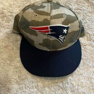 NWT NFL Patriot camo baseball hat.